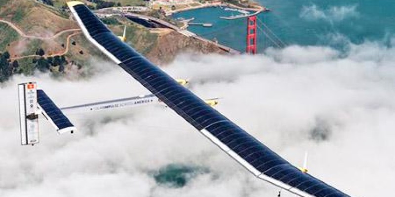 Primeiro Avião Movido a energia Solar